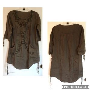 COPY - Cute dress or tunic dark brown new no tag❤️